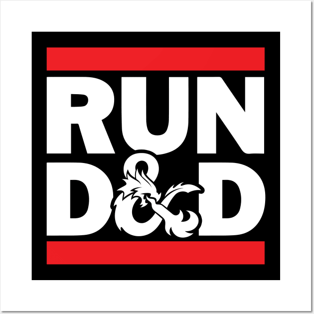 Run DMC x D&D Dungeons and Dragons Wall Art by muckychris